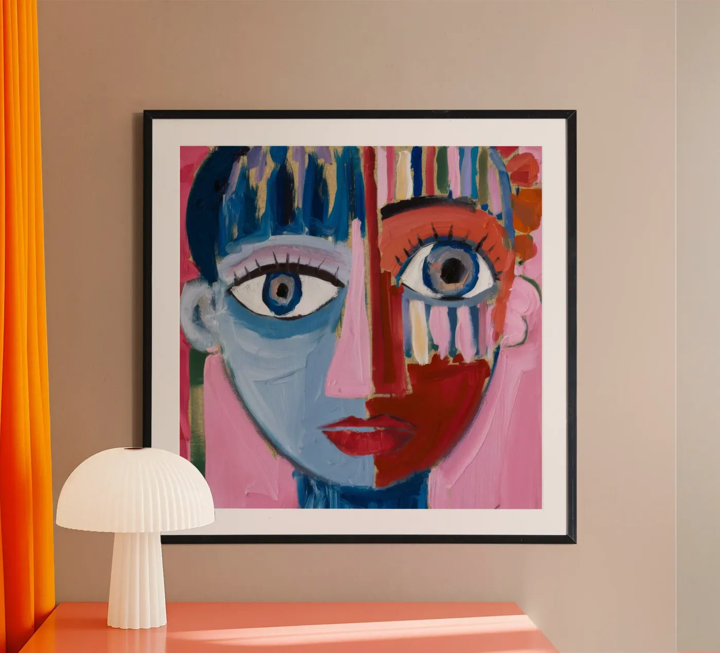 Dynamic Abstract Character poster by Lunar Templar