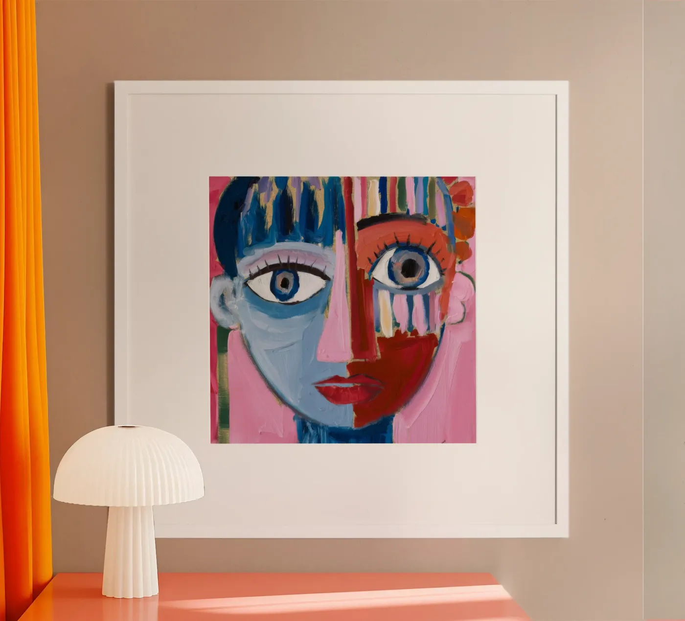 Dynamic Abstract Character poster by Lunar Templar