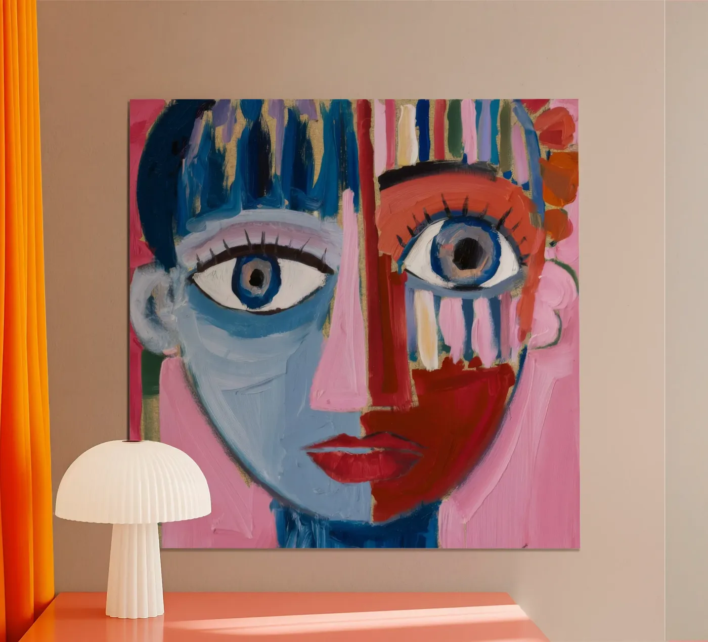 Dynamic Abstract Character poster by Lunar Templar