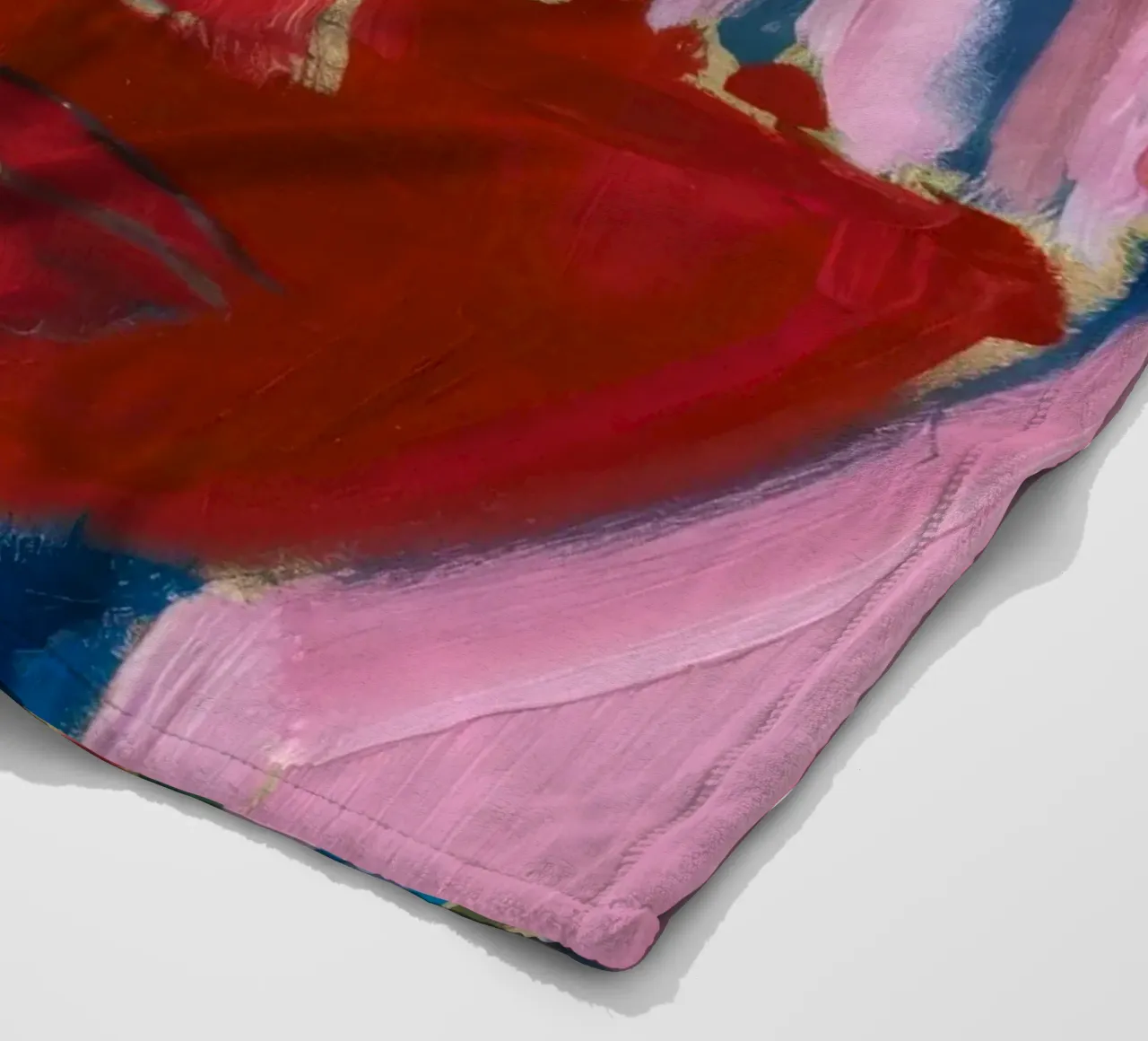 Dynamic Abstract Character fleece blanket by Lunar Templar