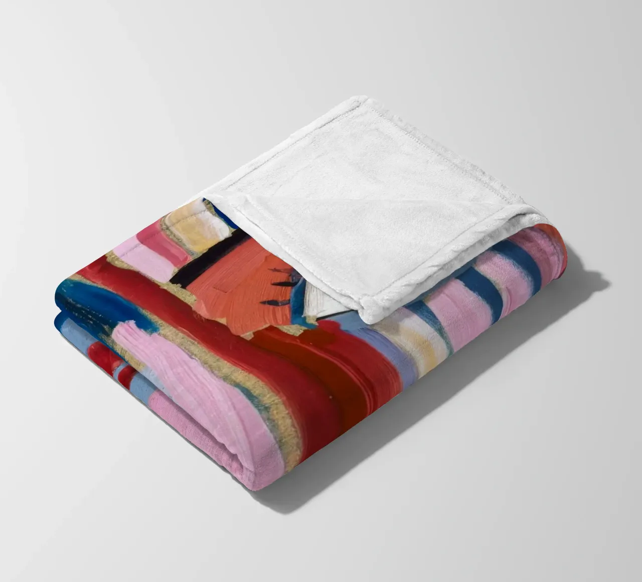 Dynamic Abstract Character fleece blanket by Lunar Templar
