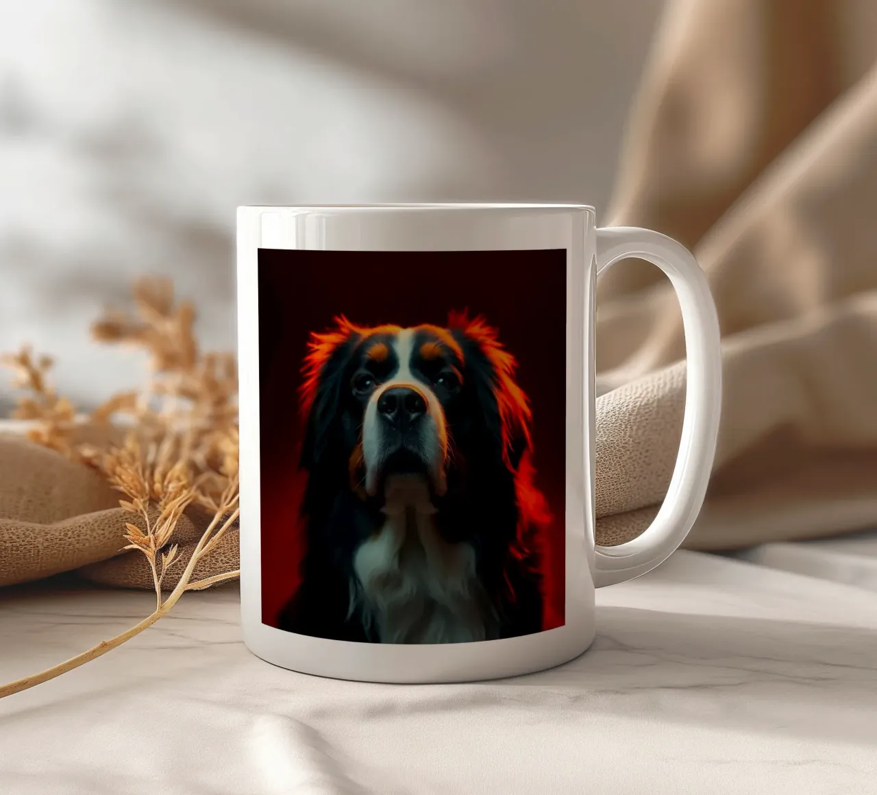 Bellissimo cane da montagna bernese #156 tazza in ceramica da Yumis.Beargang.and.Me