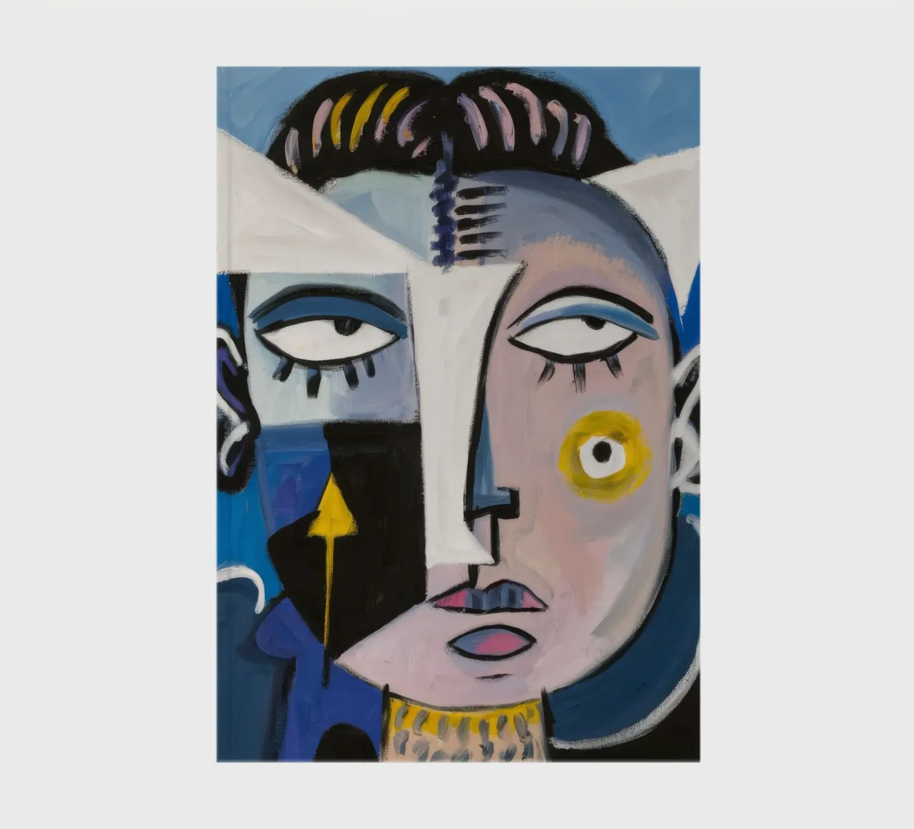 Vibrant Abstract Character notebook by Lunar Templar