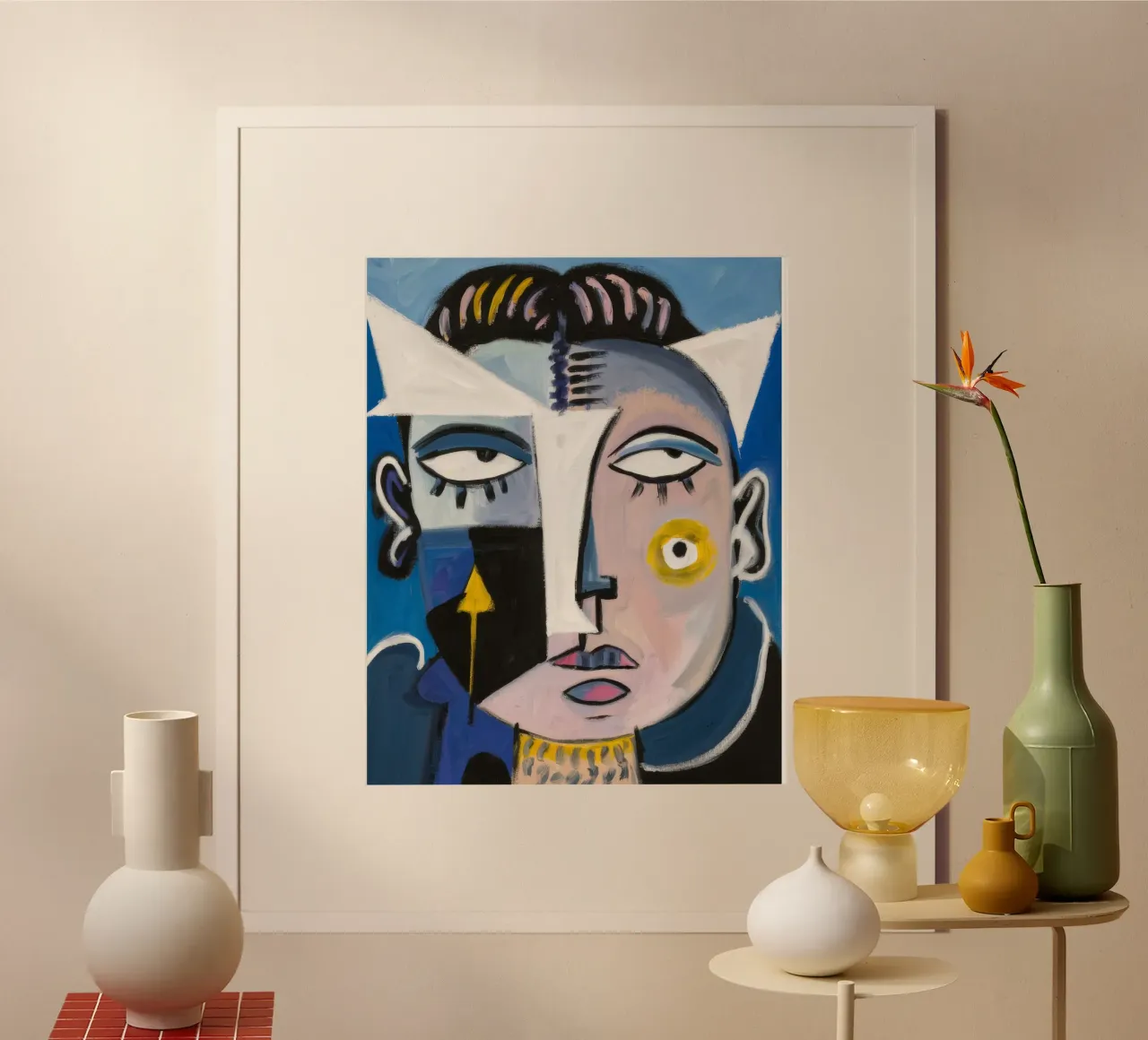 Levendig abstract karakter hahnemühle van Lunar Templar