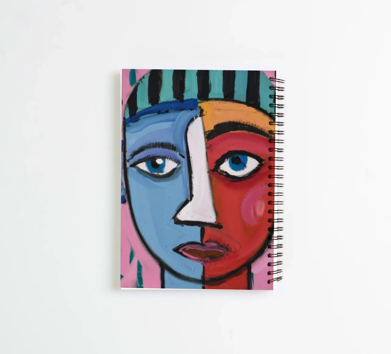 Surreal Abstract Vision spiral notebook by Lunar Templar