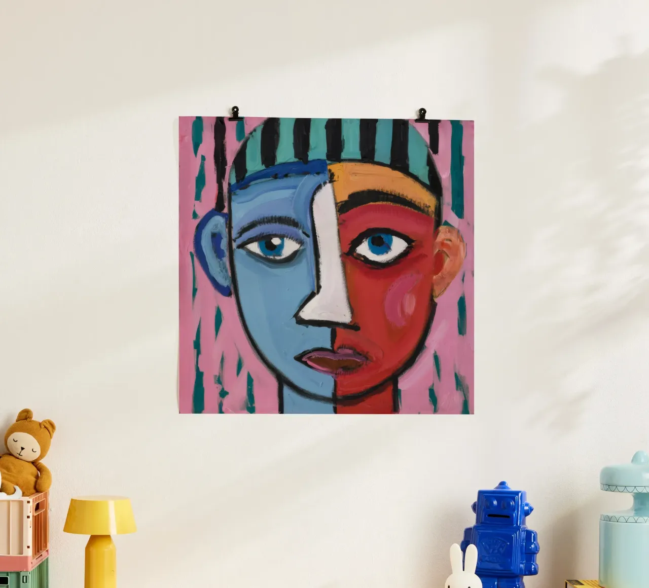 Visione astratta surreale poster con telaio in plastica da Lunar Templar