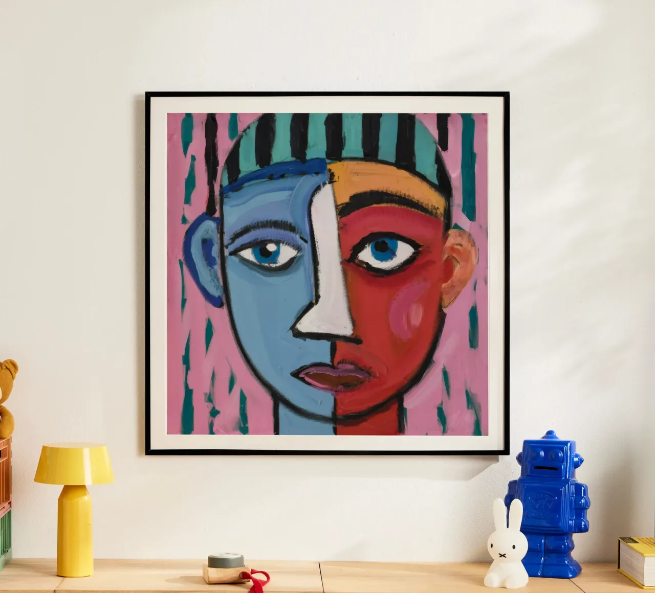 Visione astratta surreale poster con telaio in plastica da Lunar Templar