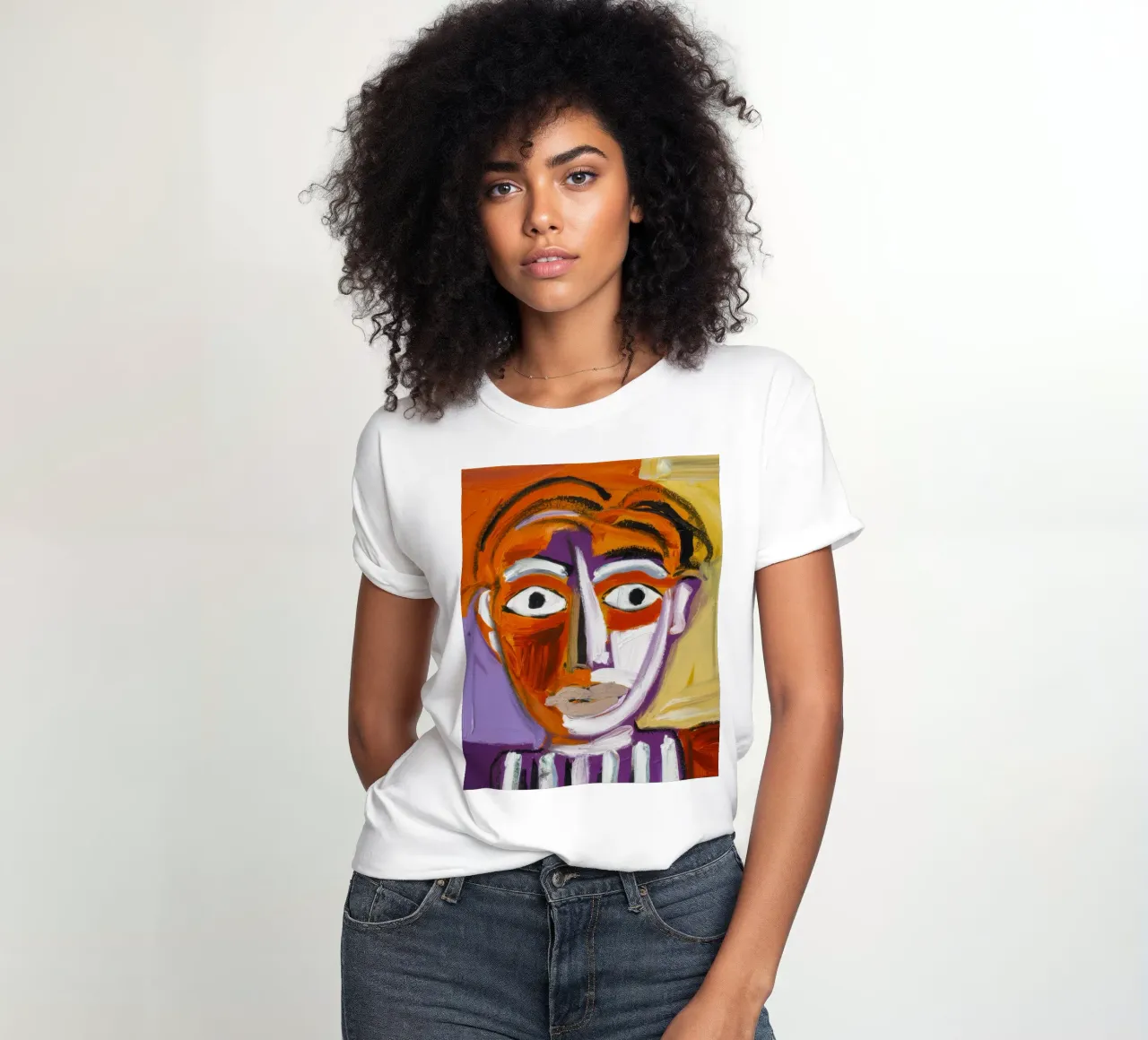 Artistic Expression Unleashed women's fitted t-shirt by Lunar Templar