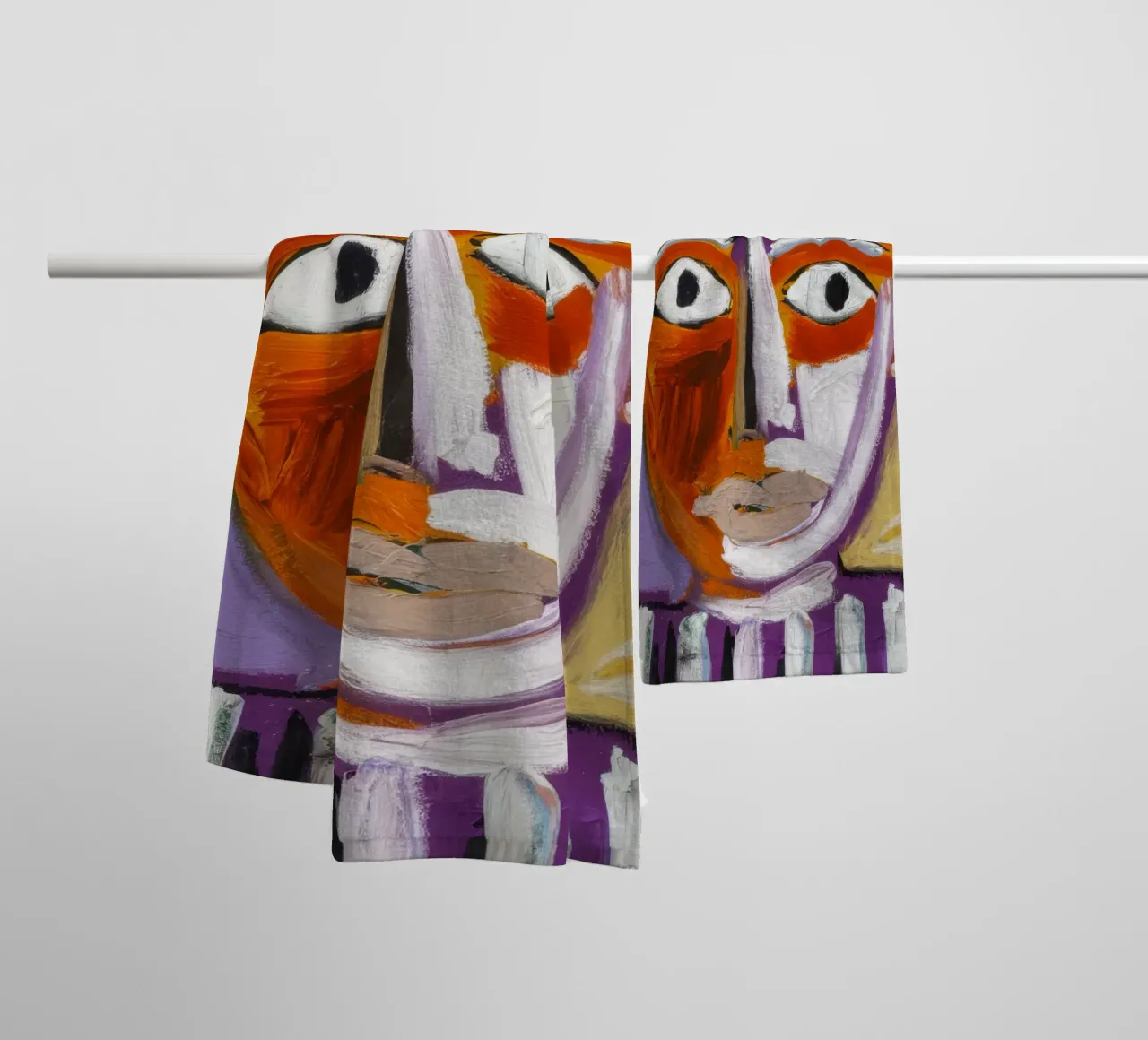 Artistic Expression Unleashed towel by Lunar Templar