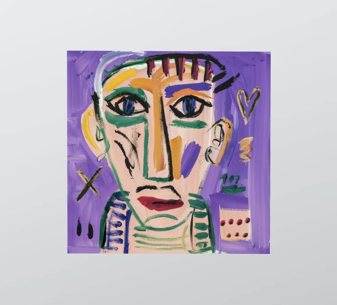 Abstract Portrait Masterpiece sticker by Lunar Templar