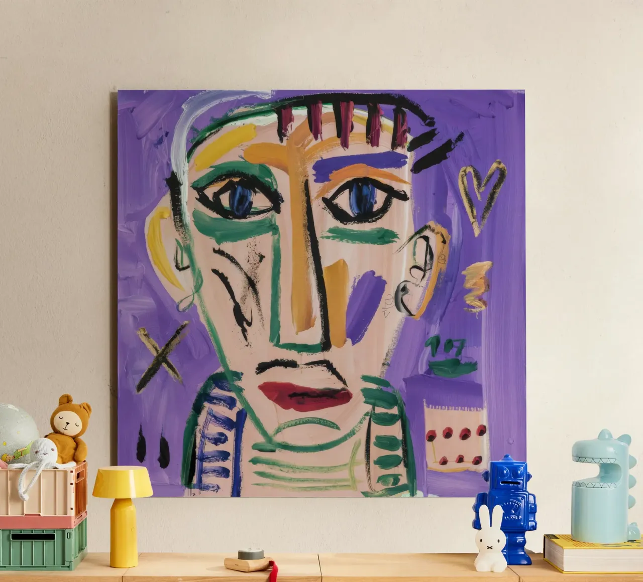 Abstract Portrait Masterpiece alu-dibond by Lunar Templar