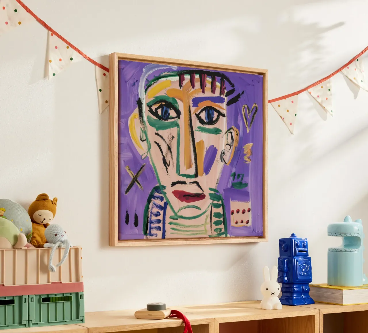 Abstract Portrait Masterpiece canvas by Lunar Templar