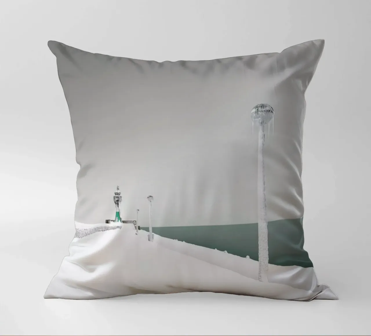 Ostmolenfeuer Sassnitz | Rügen 2021 decorative cushion by Håggard Photography | Ronny Behnert