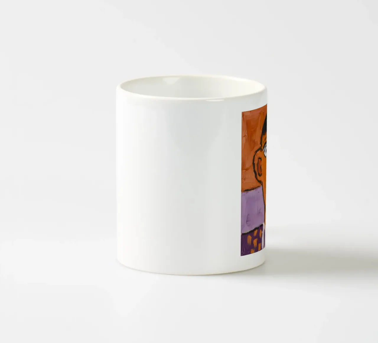 Fantasia di volti colorati tazza in ceramica da Lunar Templar