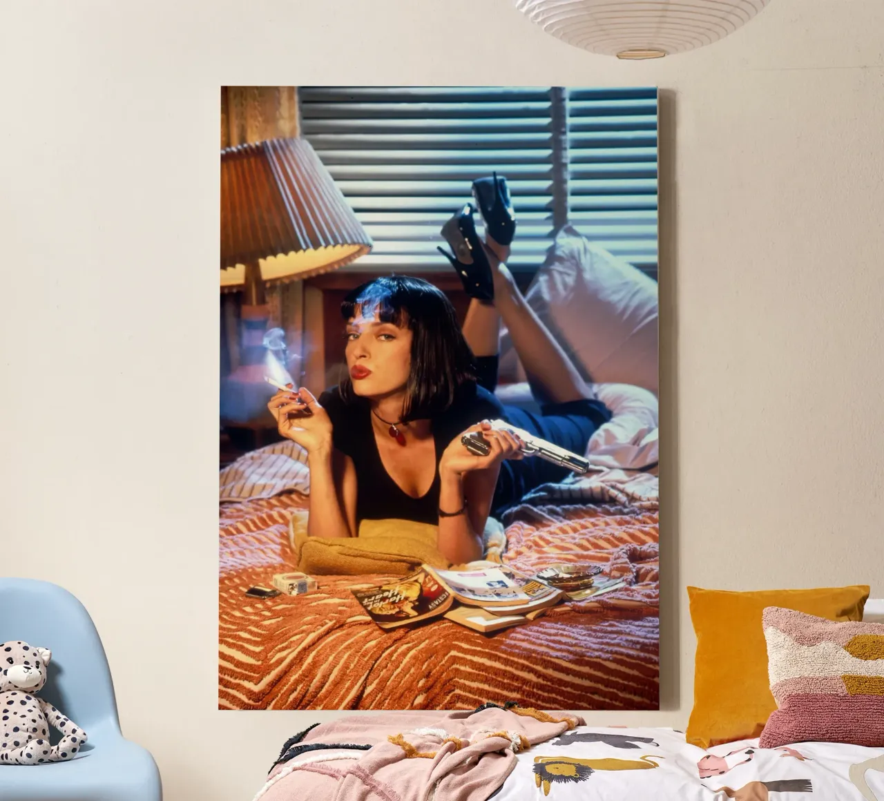 Pulp Fiction tela con Cornice a cassetta da 🎁 ARTVI-SHOP