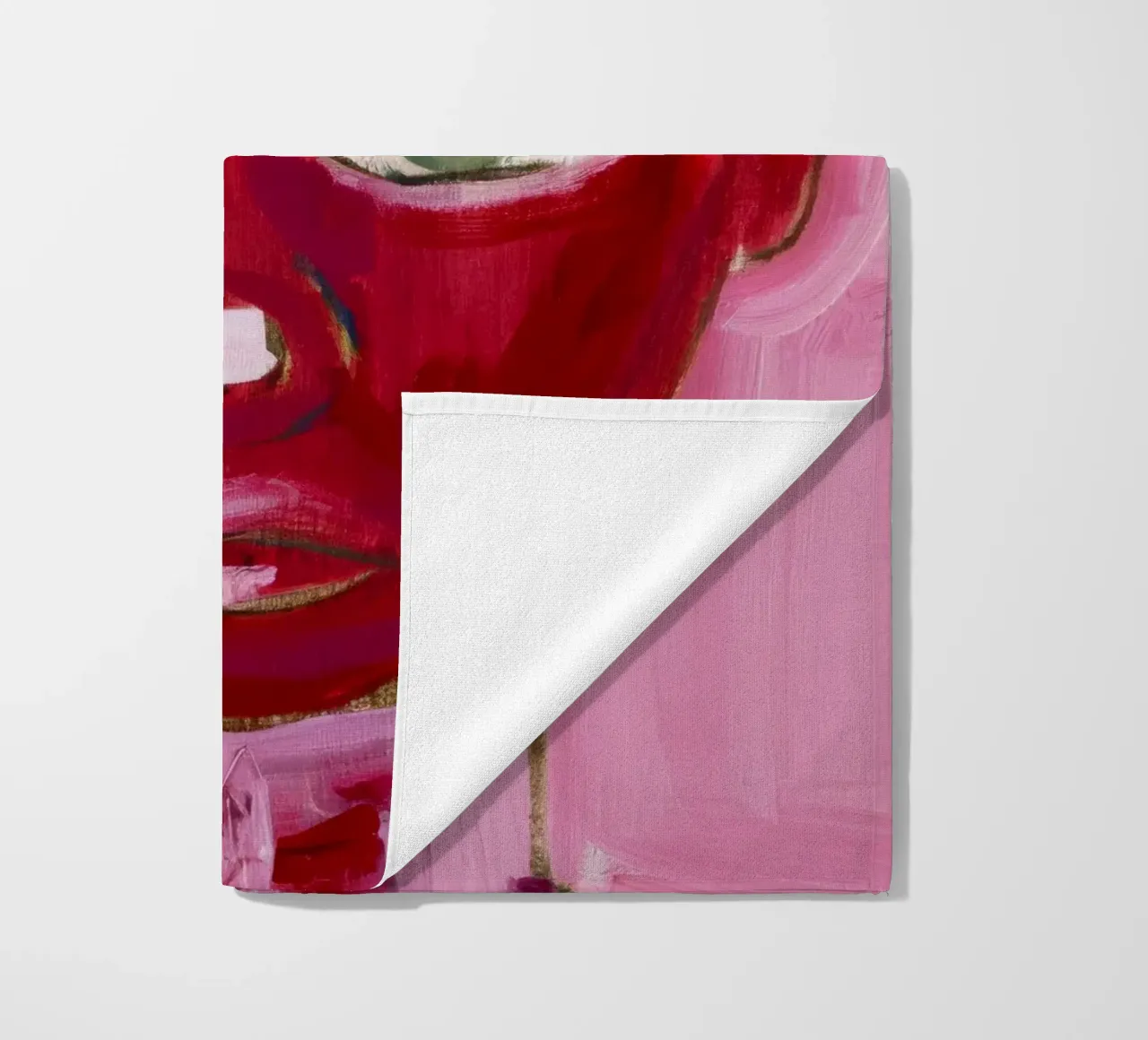 Vibrant Face Harmony serviette de plage de Lunar Templar