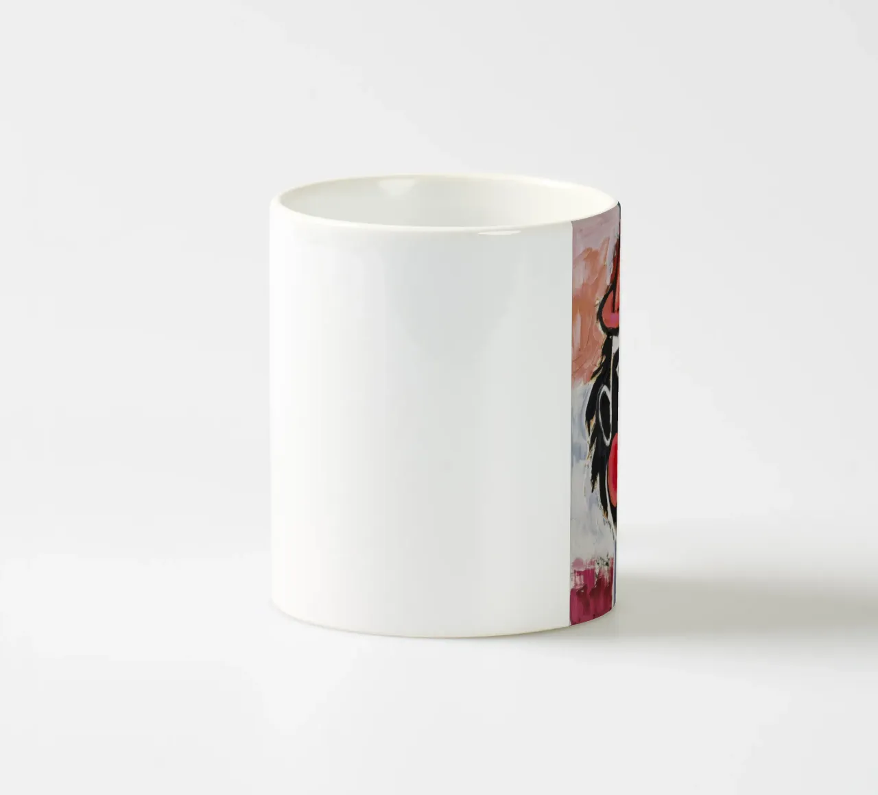 Sogno astratto della testa tazza in ceramica da Lunar Templar
