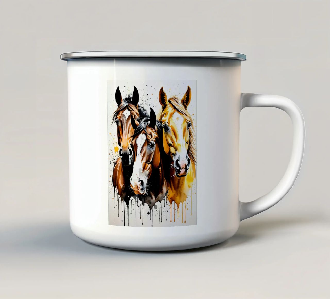 Trio tazza in smalto da kosinsart.gallery