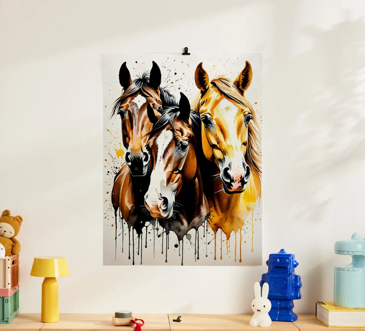 Trio poster con telaio in alluminio da kosinsart.gallery
