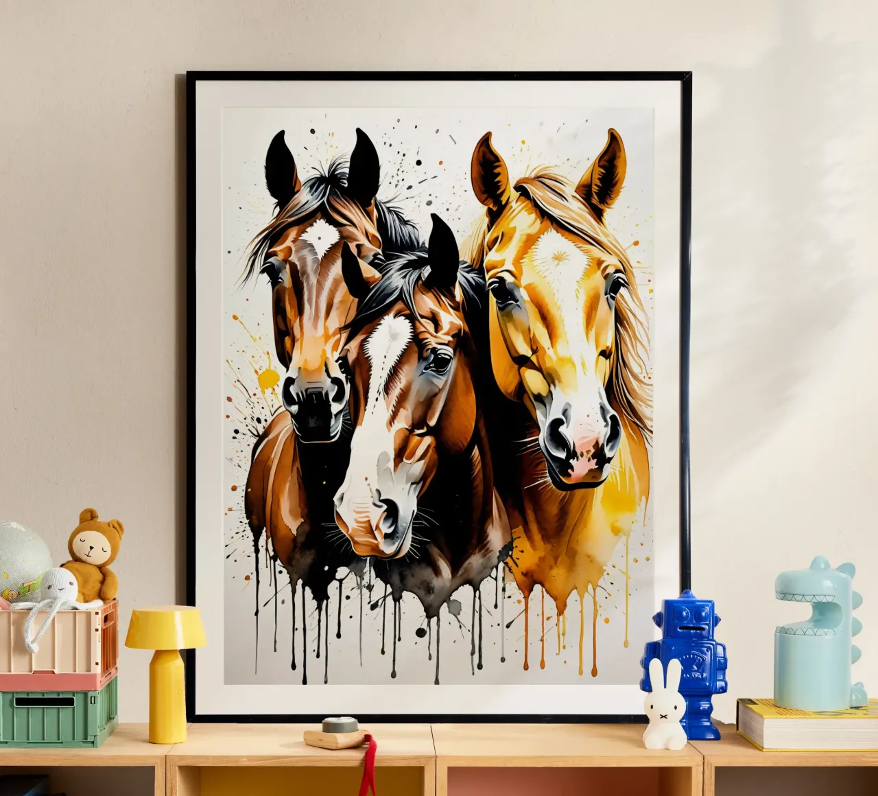 Trio poster con telaio in alluminio da kosinsart.gallery