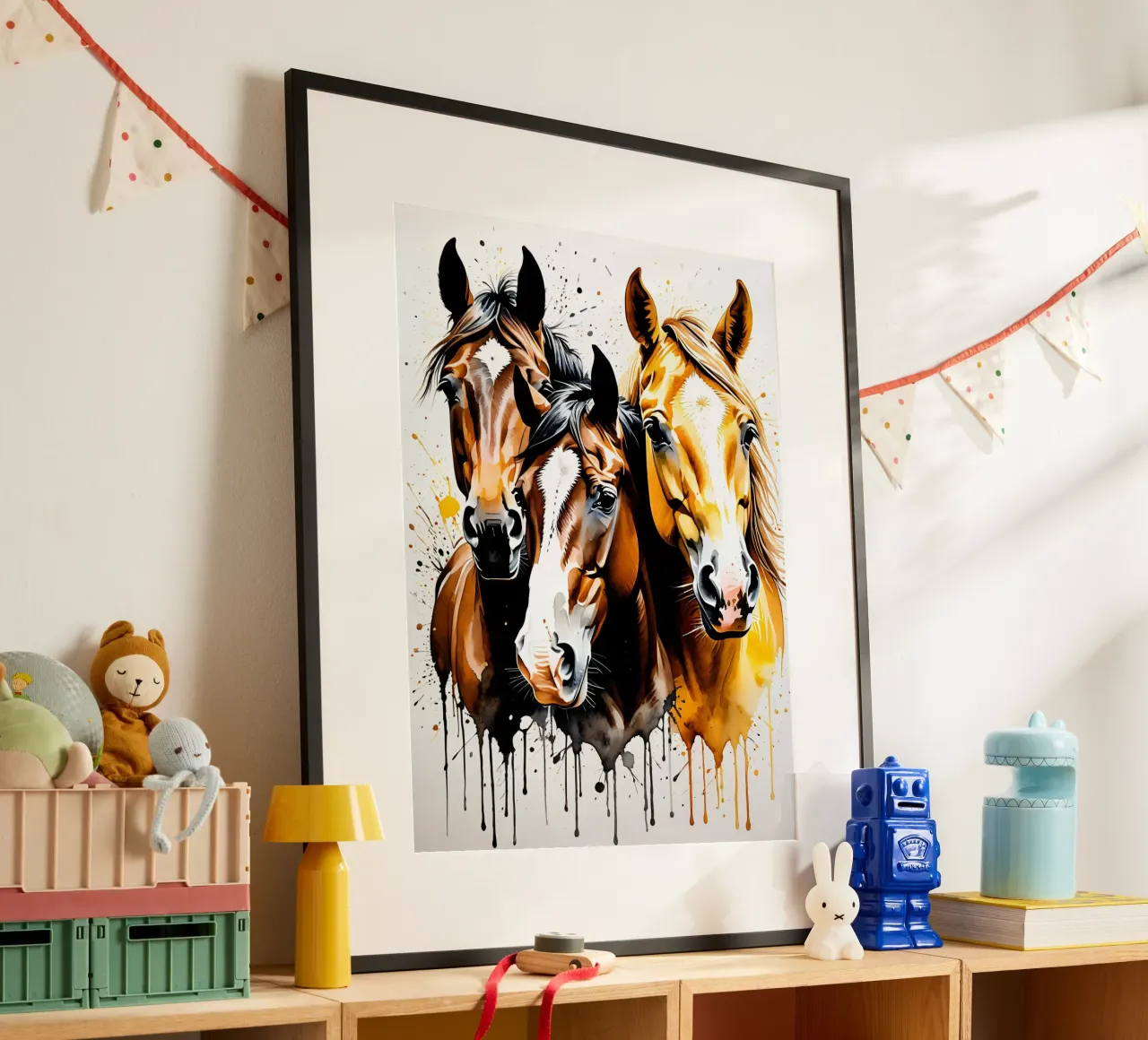 Trio poster con telaio in alluminio da kosinsart.gallery