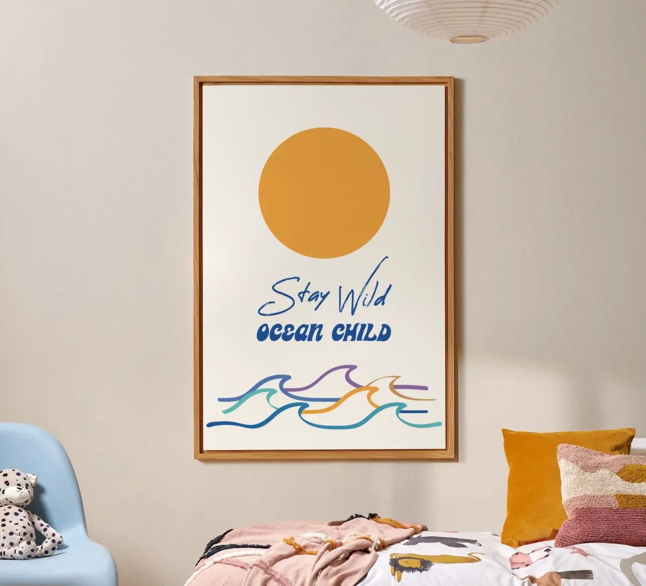 Stay Wild Ocean Child Alu-Dibond von pierosvisuals