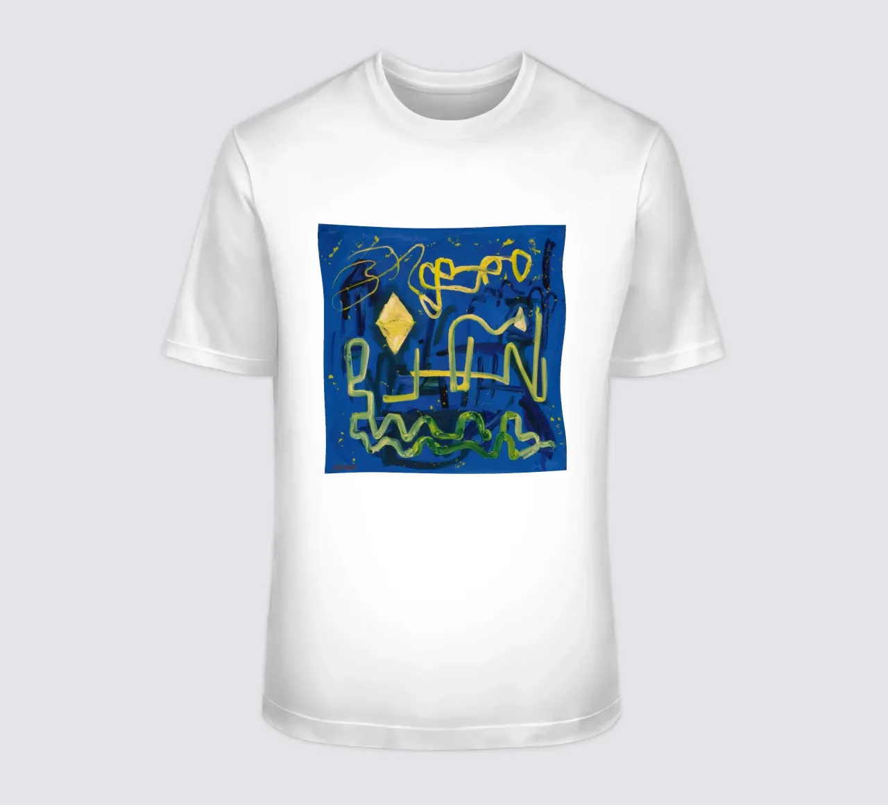 Linee astratte vibranti t-shirt da Lunar Templar
