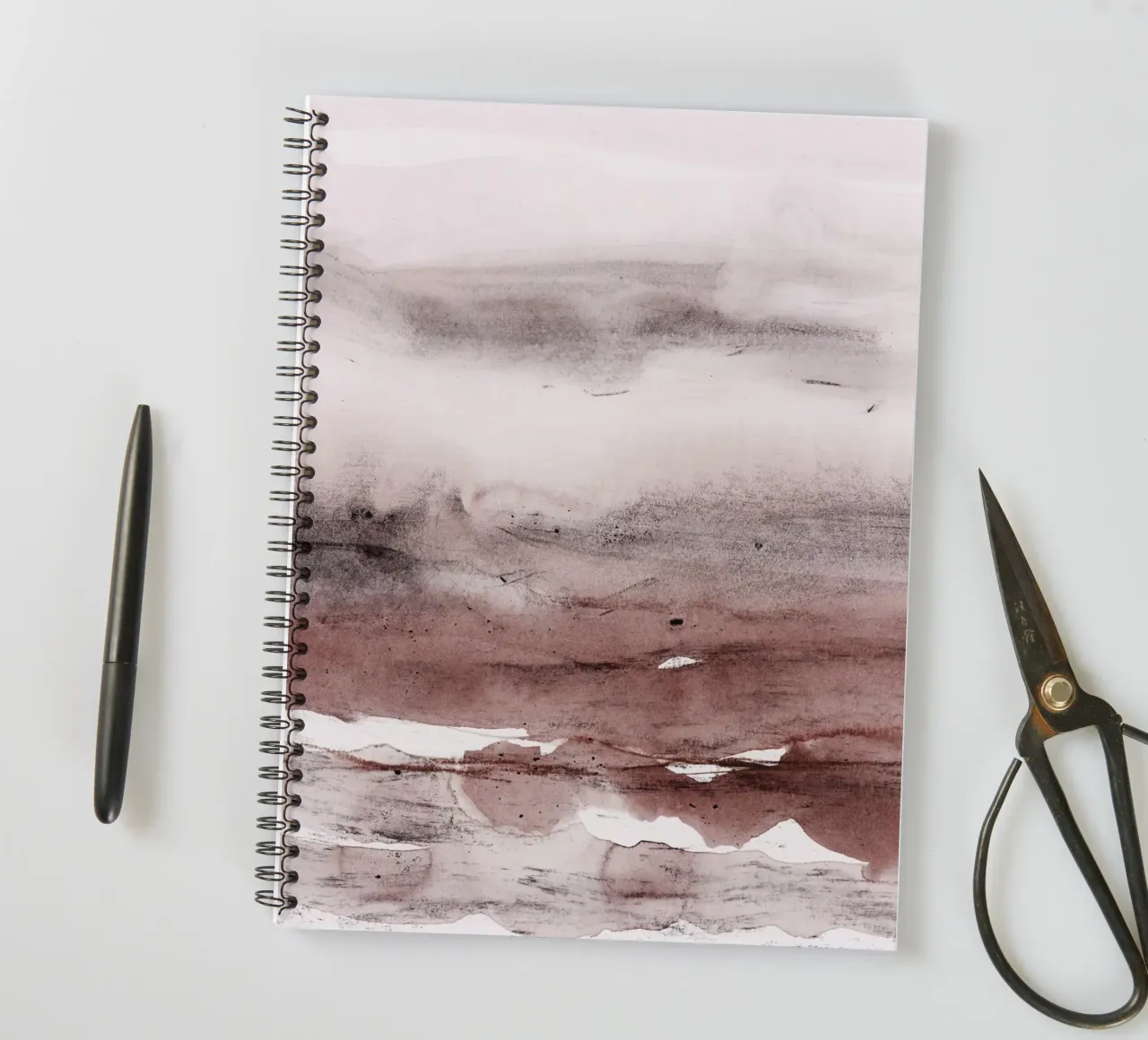 dissolving spiral notebook by IRIS LEHNHARDT FINE ART