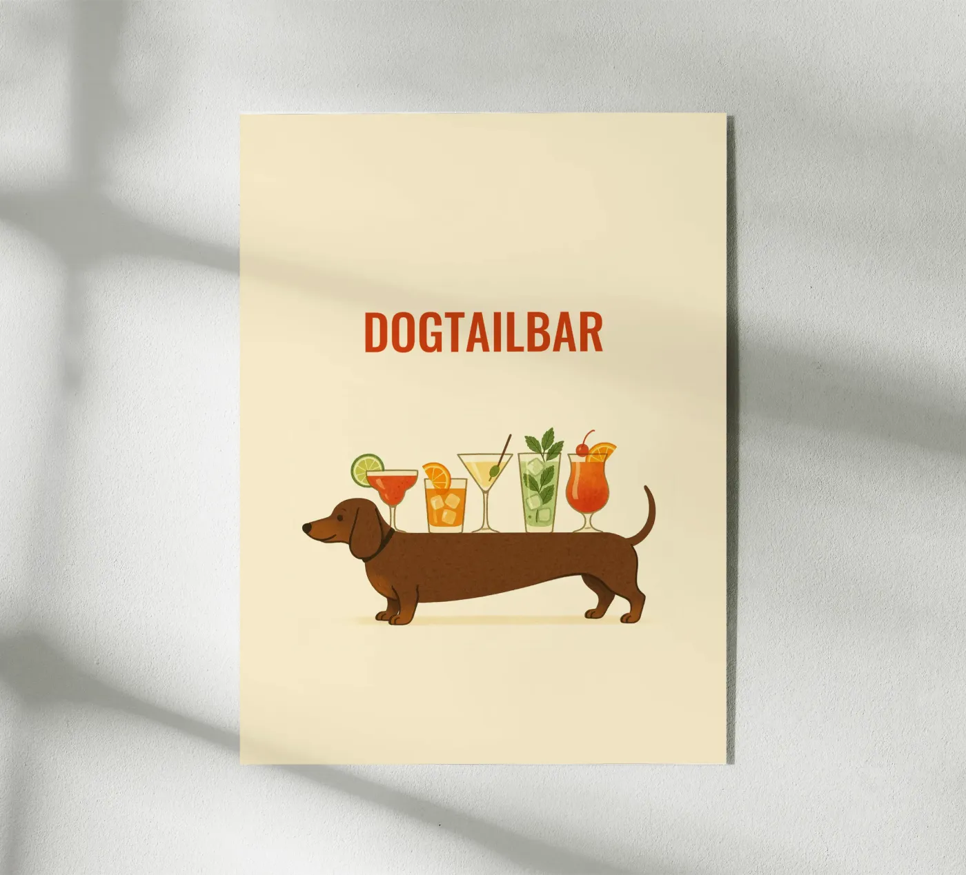 Dogtailbar Acryl-Glas von Made in Bavaria
