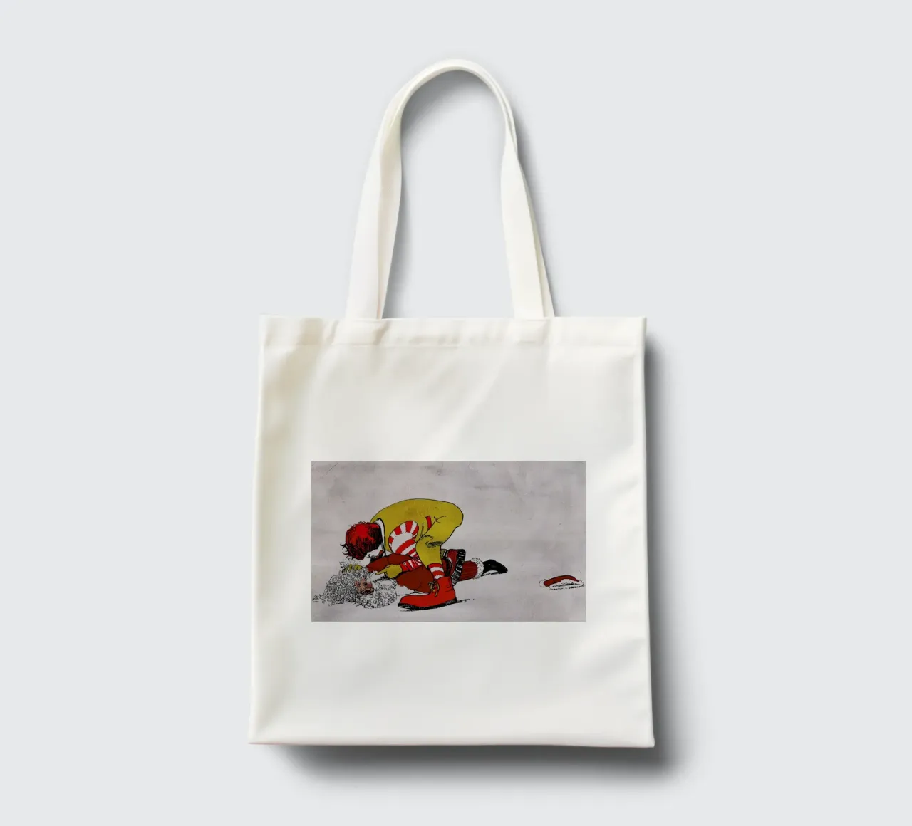 Ronald vs Santa borsa in juta da Alex Egea