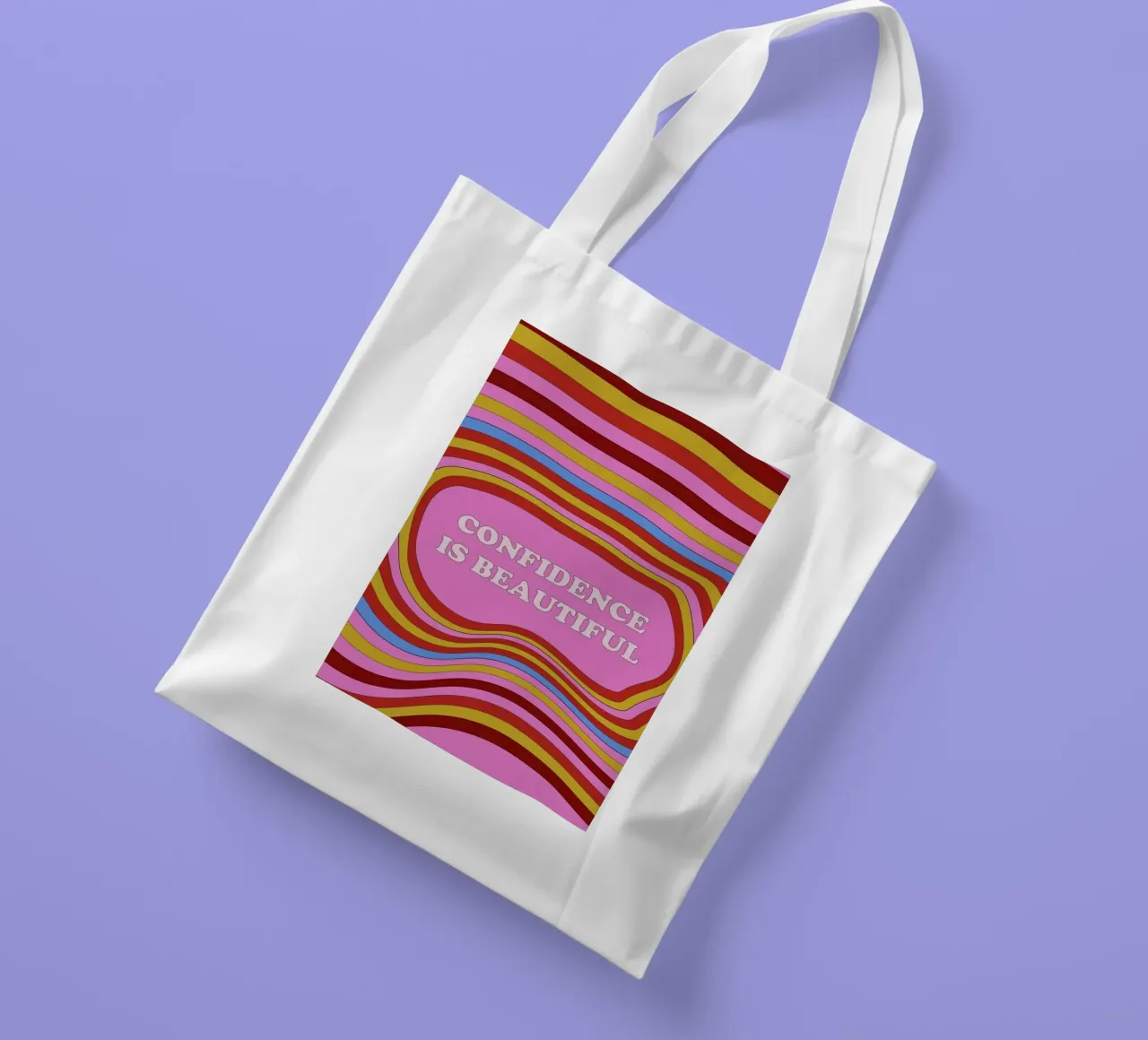 Confidence Is Beautiful borsa in juta da Studio One