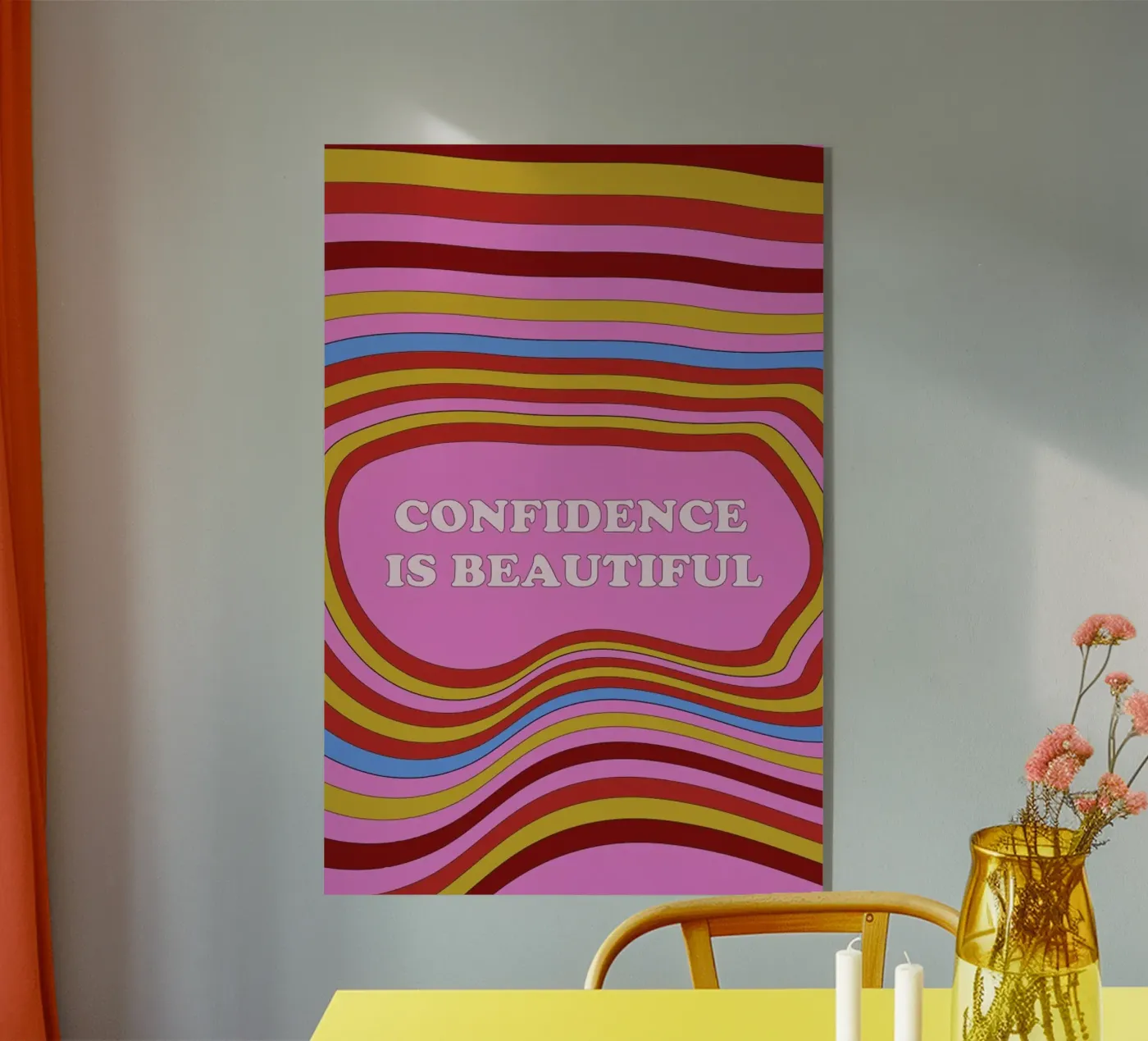 Confidence Is Beautiful plexiglass da Studio One