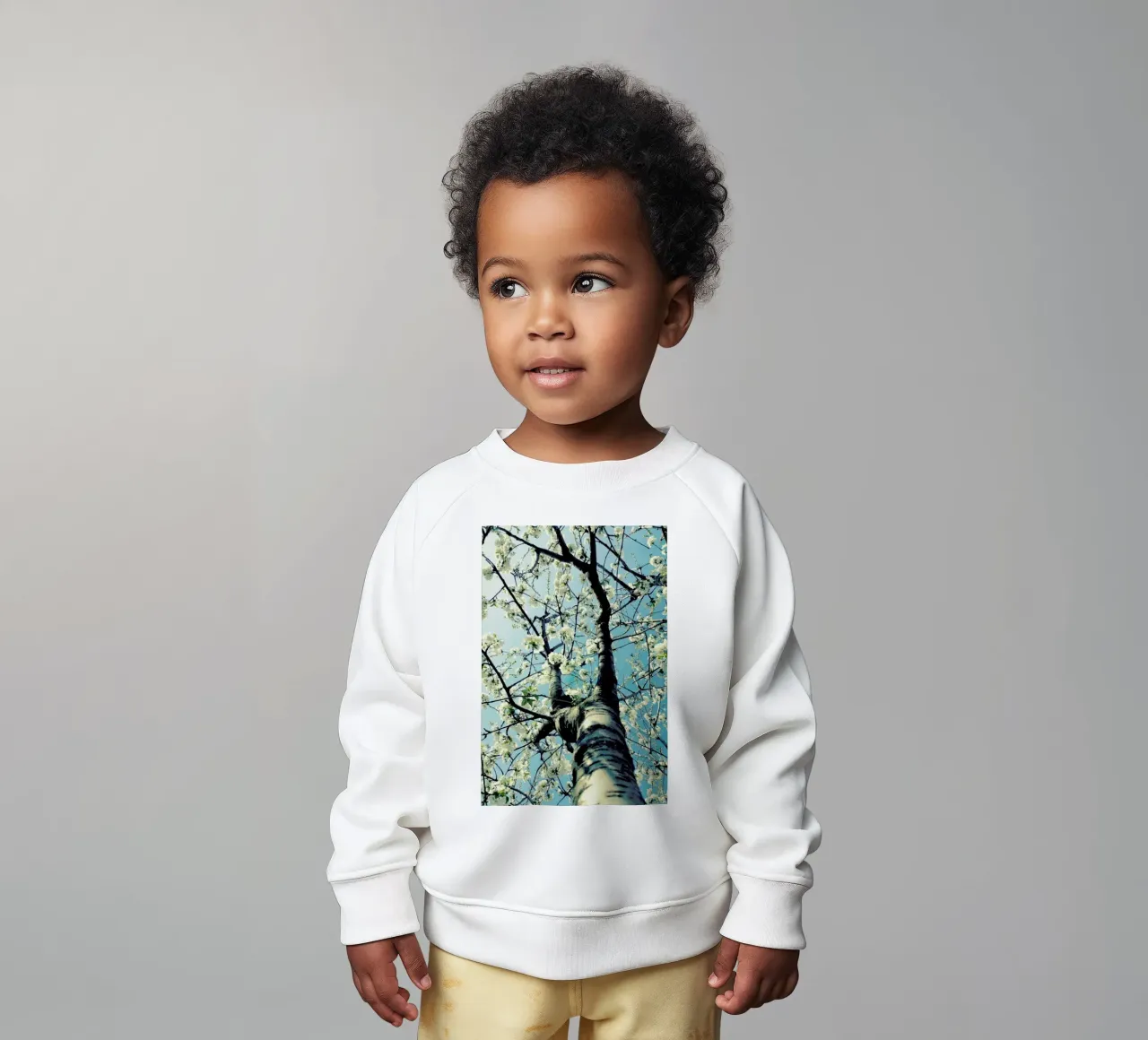 Under The Cherry Tree Baby Sweatshirt von Angelo Cerantola