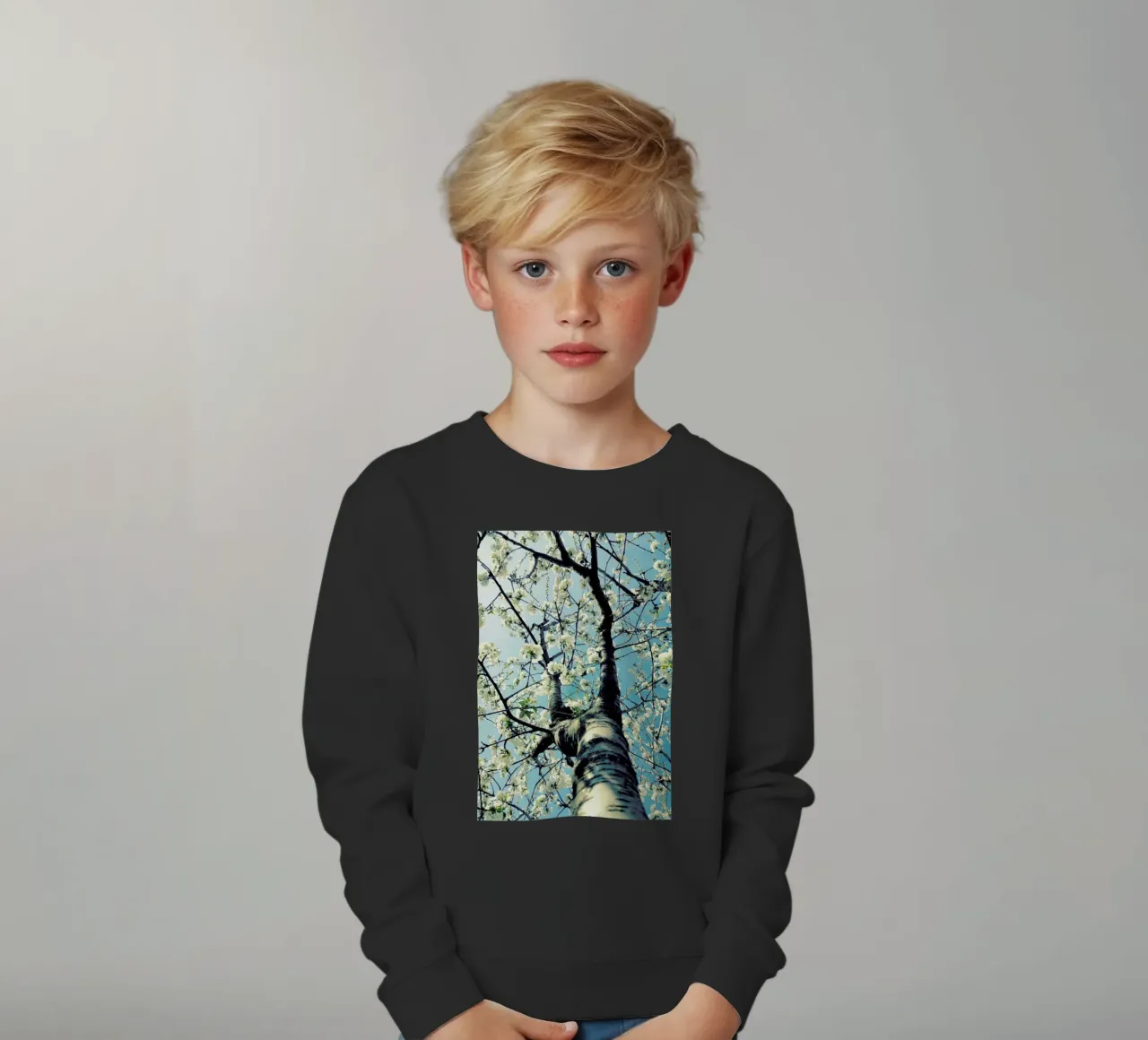 Under The Cherry Tree felpa bambino da Angelo Cerantola