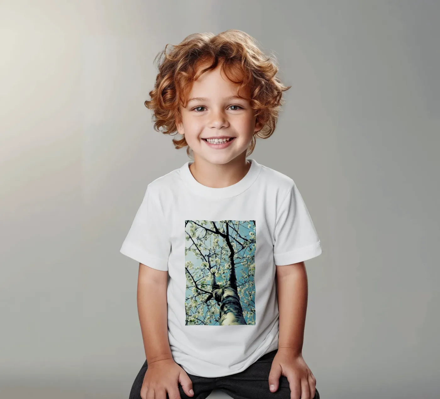 Under The Cherry Tree t-shirt bambini da Angelo Cerantola