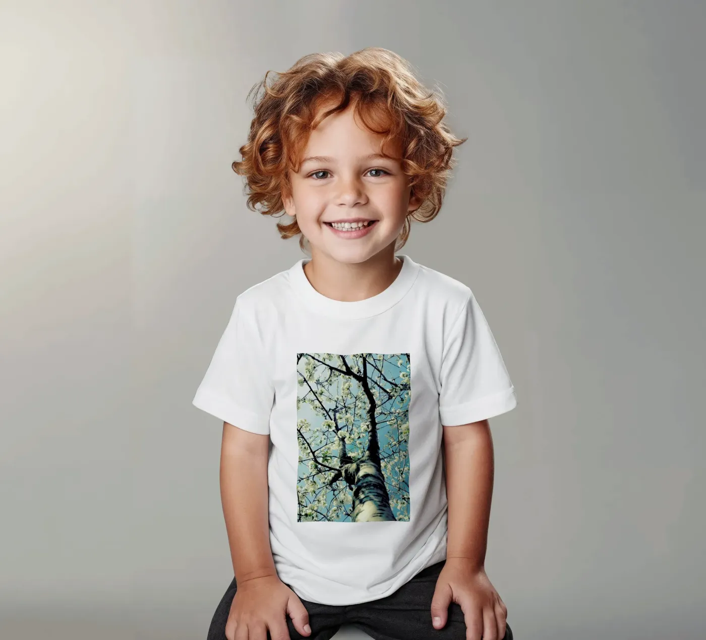 Under The Cherry Tree t-shirt bambini da Angelo Cerantola