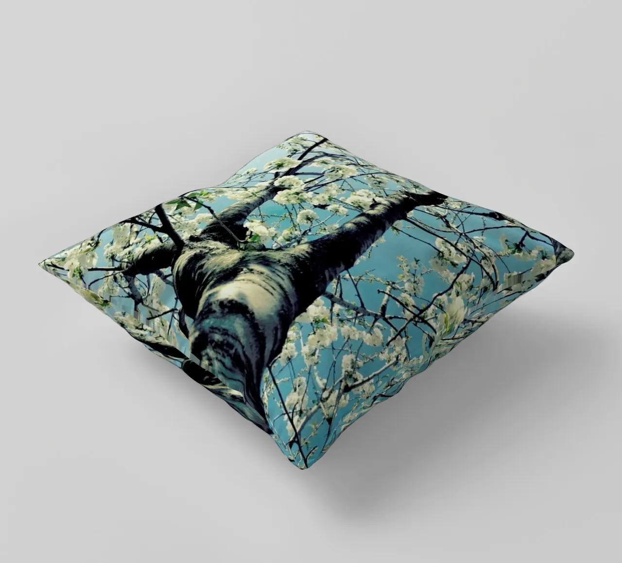 Under The Cherry Tree cuscino da Angelo Cerantola