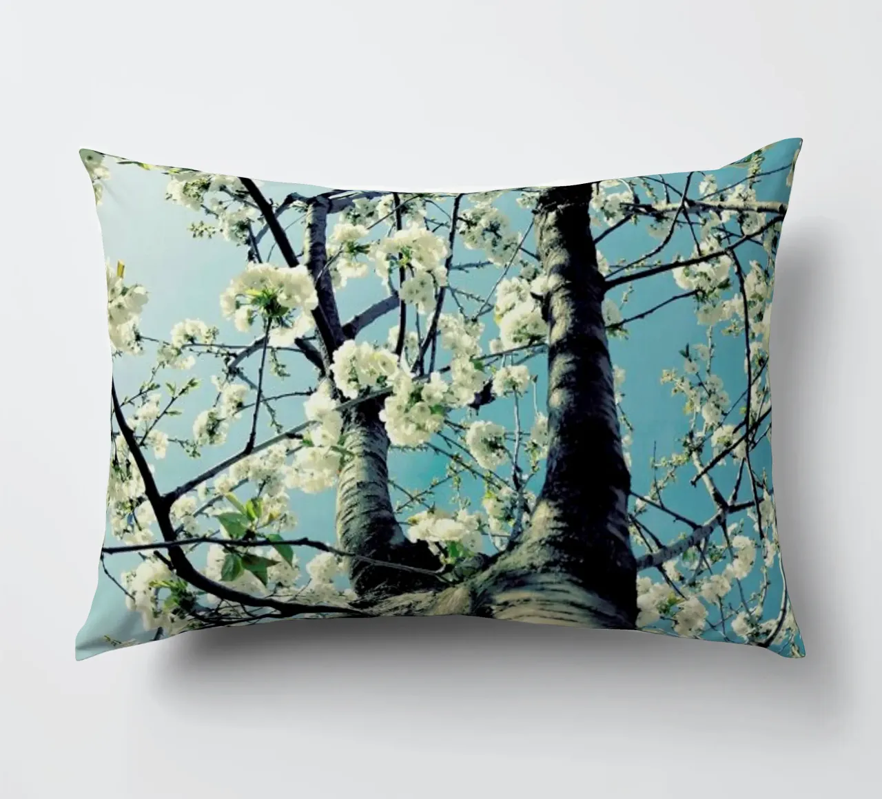 Under The Cherry Tree decorative cushion by Angelo Cerantola