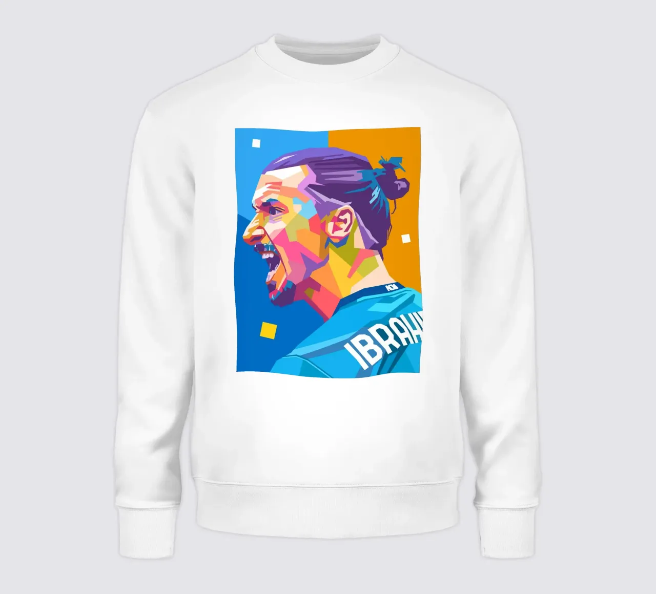 Zlatan Ibrahimovic giocatore di calcio iconico felpa da Hantamrata