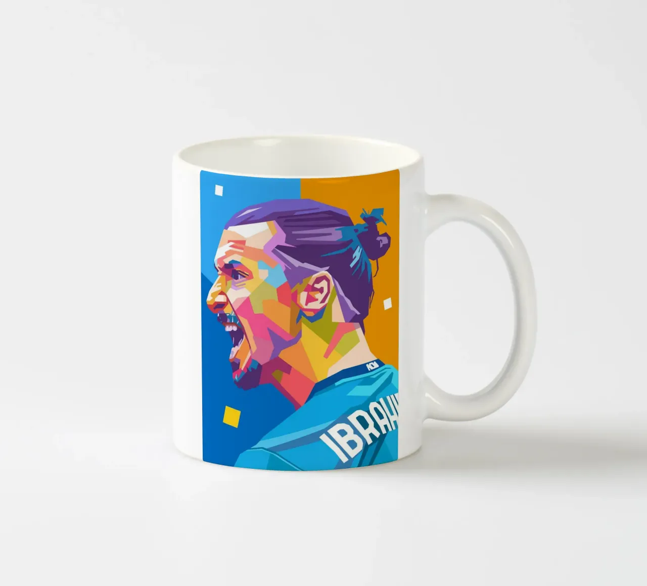 Zlatan Ibrahimovic giocatore di calcio iconico tazza in ceramica da Hantamrata