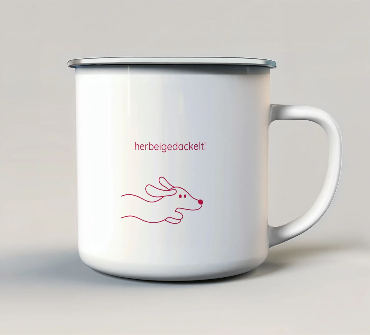 herbeigedackelt tazza in smalto da Made in Bavaria