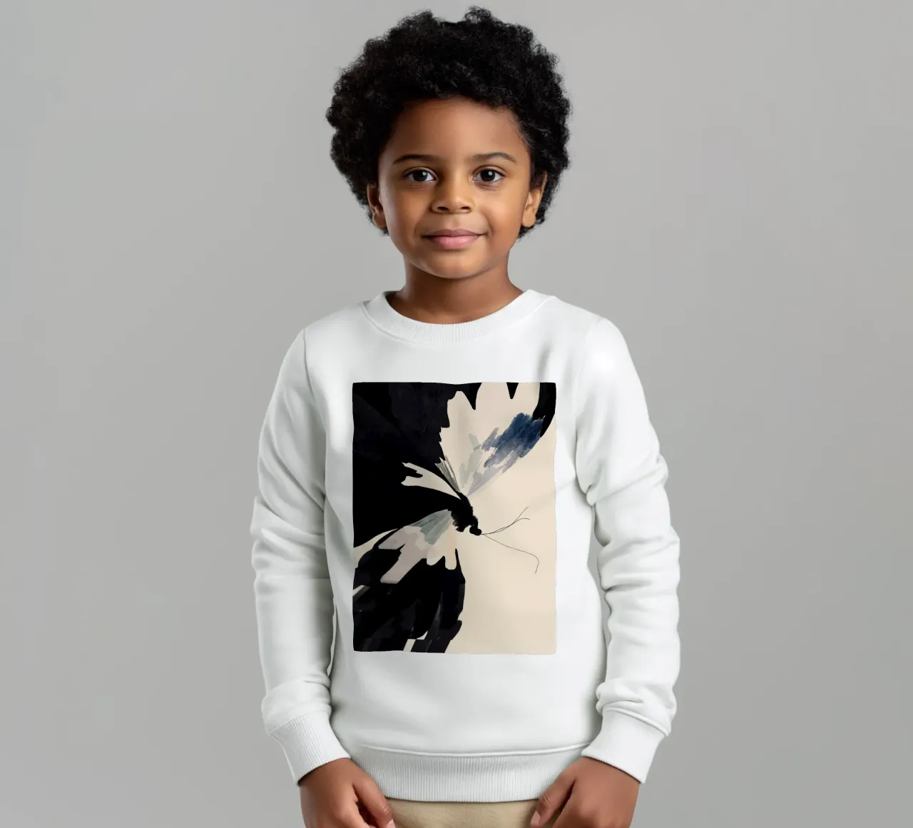 Farfalla astratta felpa bambino da ThingDesign
