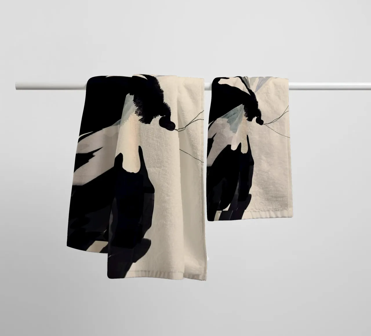 Abstract Butterfly towel by ThingDesign