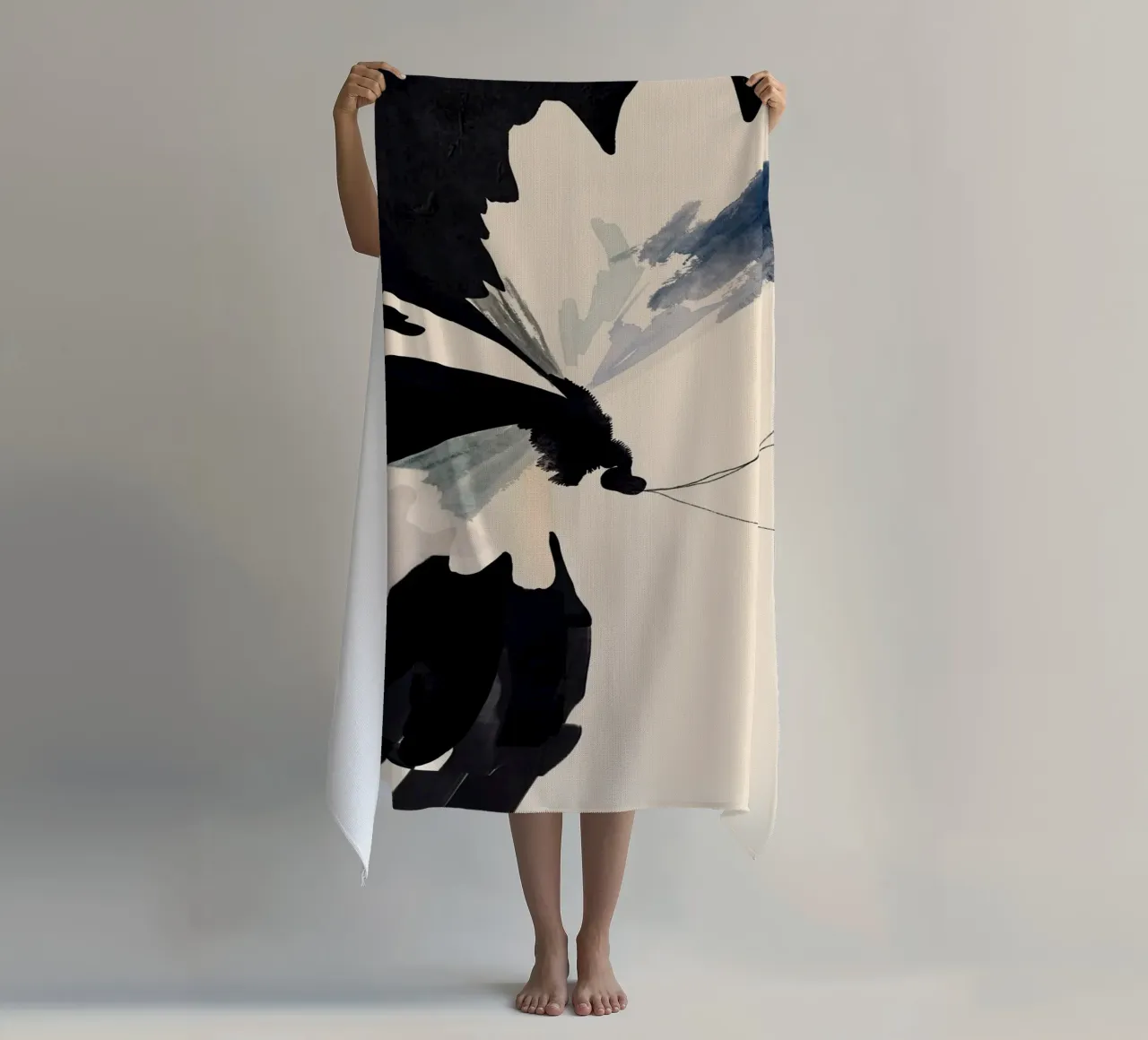 Farfalla astratta telo mare da ThingDesign
