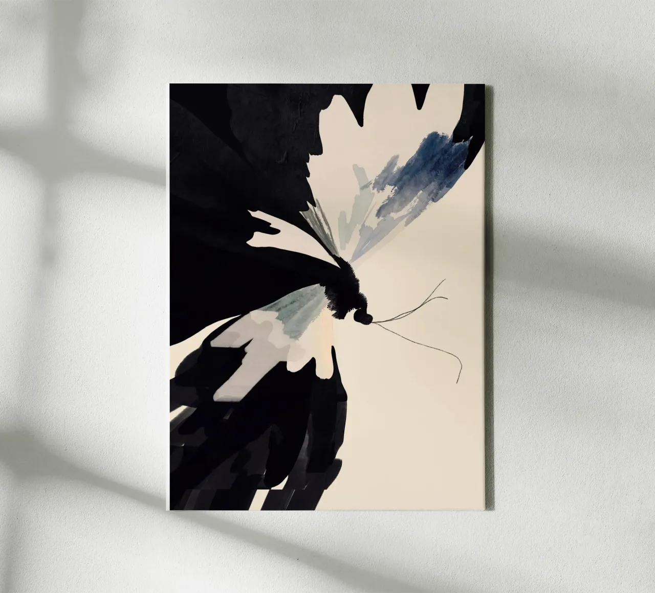 Abstracte vlinder canvas met Baklijst van ThingDesign