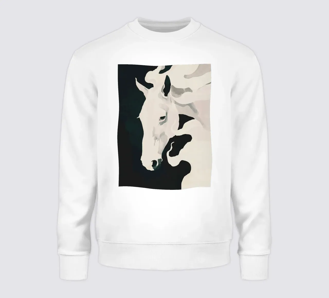 Cavallo bianco felpa da ThingDesign