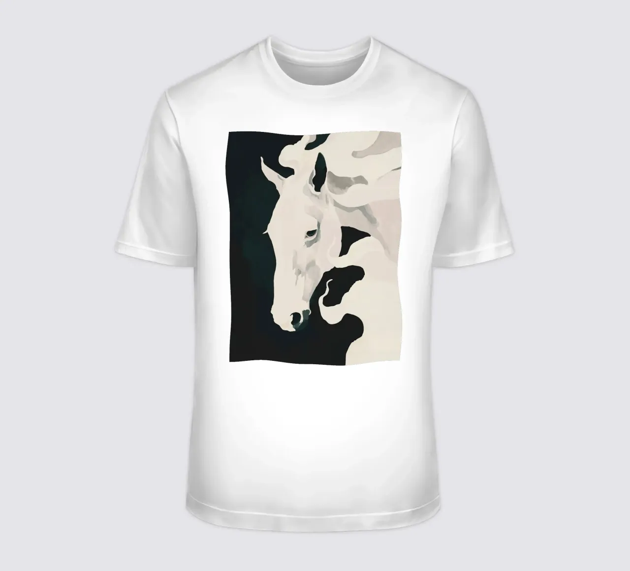 Caballo blanco camiseta de ThingDesign