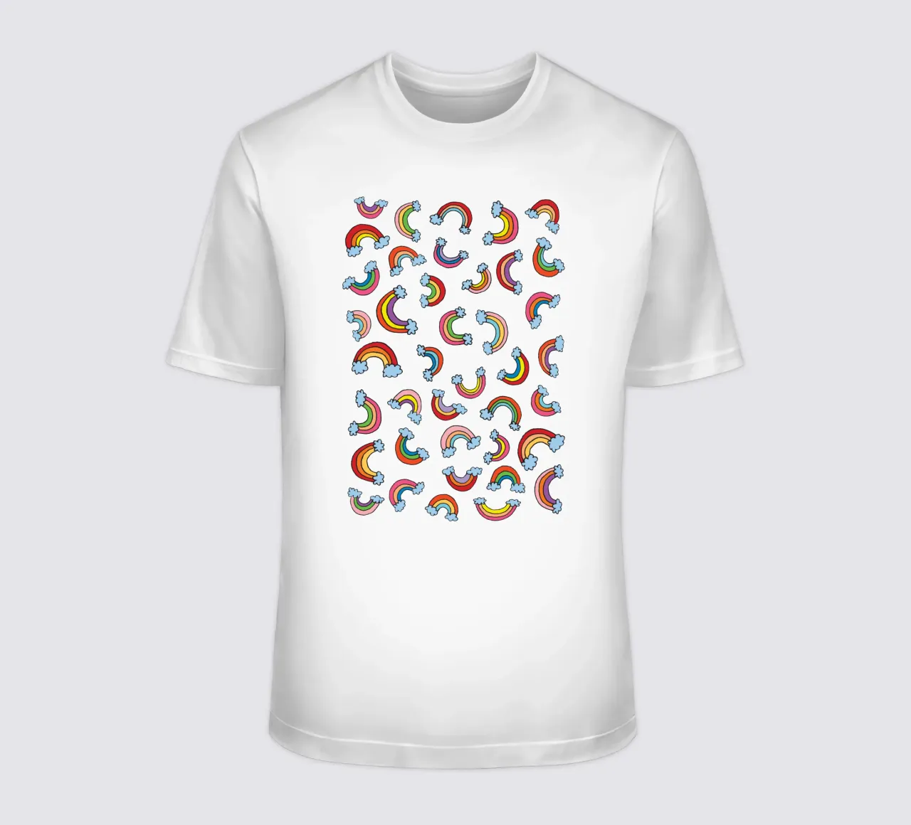 Rainbow Pattern t-shirt da KP Design
