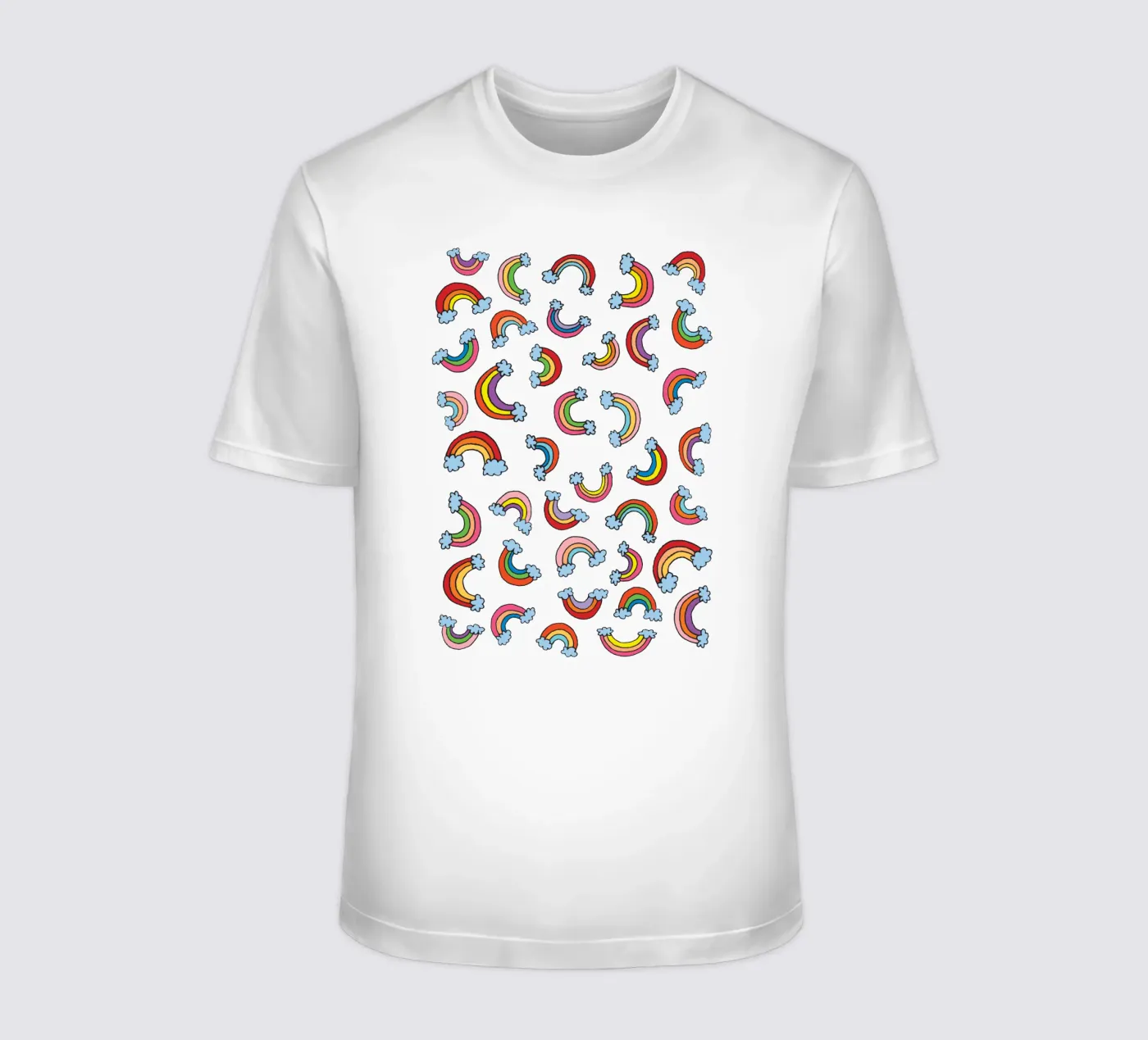 Rainbow Pattern t-shirt by KP Design