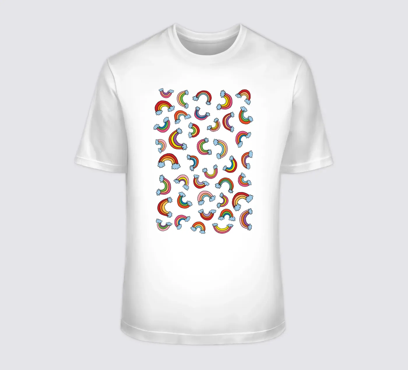 Rainbow Pattern t-shirt da KP Design